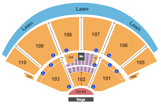 Cynthia Woods Mitchell Pavilion Machine Gun Kelly Seating Chart